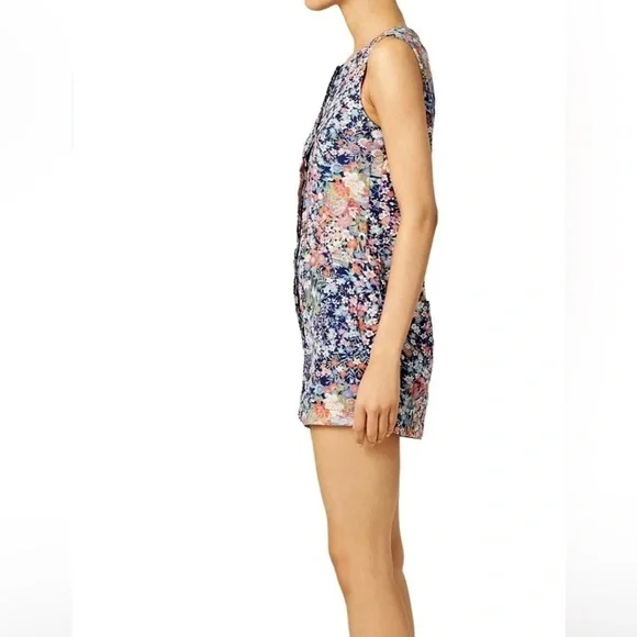 Karen Zambos Ditsy Colton Floral Romper Size Small - Picture 6 of 11